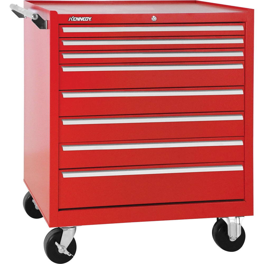 Kennedy Steel Tool Roller Cabinet 34 Wide 8 Drawer MSC Direct