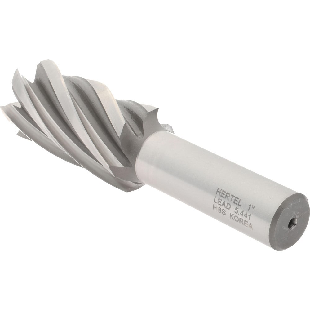 Hertel Square End Mill Dia Loc Flute High Speed Steel