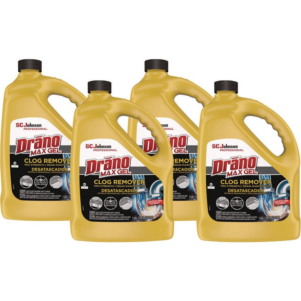 Drano Drano Pro Strength Max Gel Clog Remover 128 Oz Bottle 4 Case