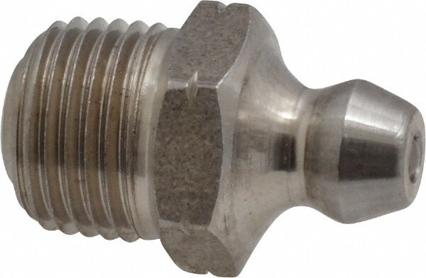 Alemite Straight Head Angle Ptf Nickel Copper Standard Grease