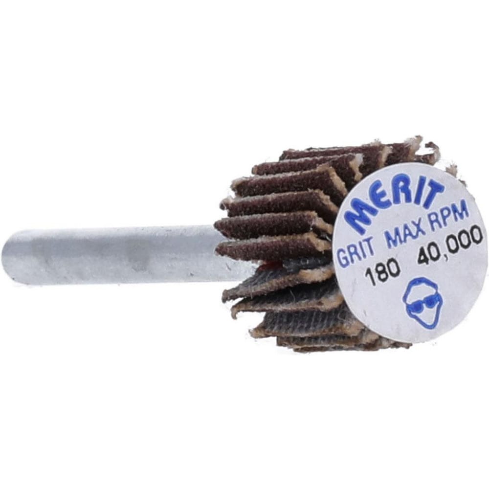 Merit Abrasives Mounted Flap Wheel Dia Face Width