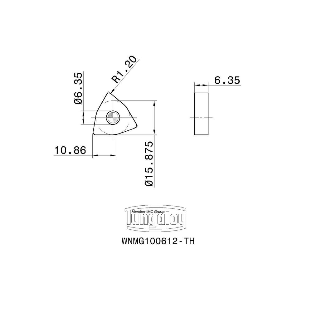 Tungaloy Turning Insert Wnmg Th T Carbide Msc Direct