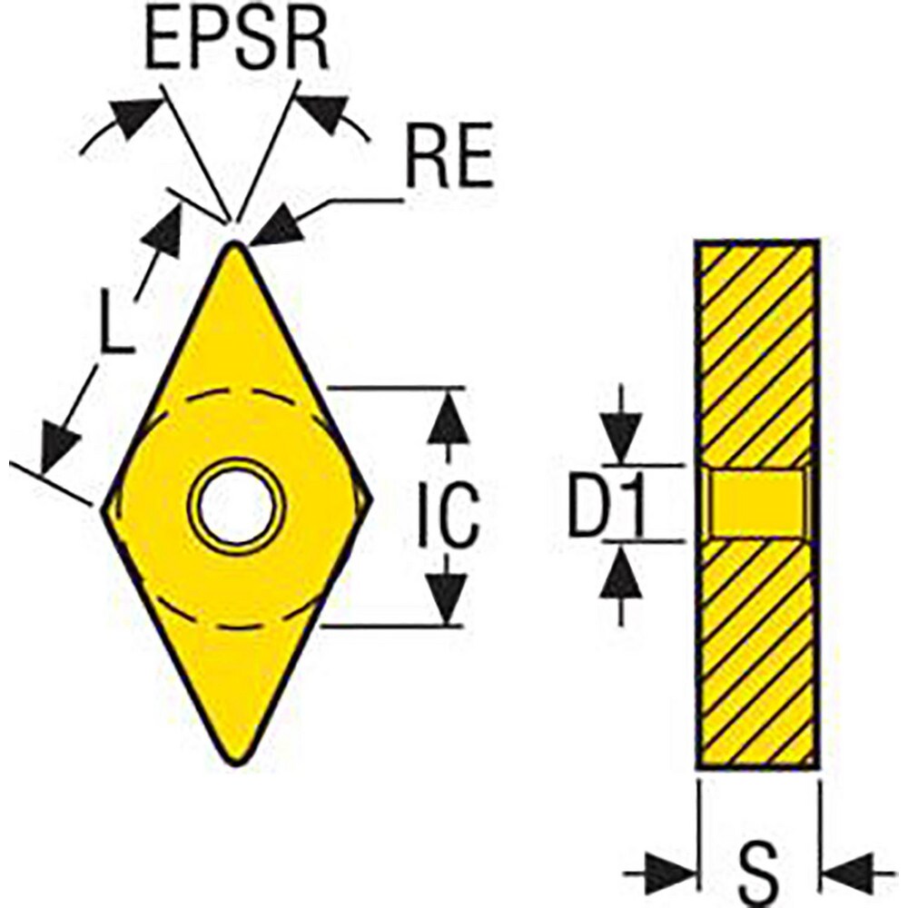 Seco Turning Insert Dnga S L Wzp B Pcbn Msc Direct