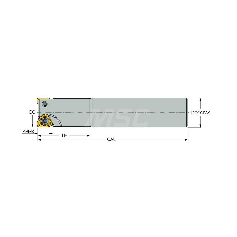 Iscar Indexable Square Shoulder End Mill HM390 ETP D1604C1605C 16