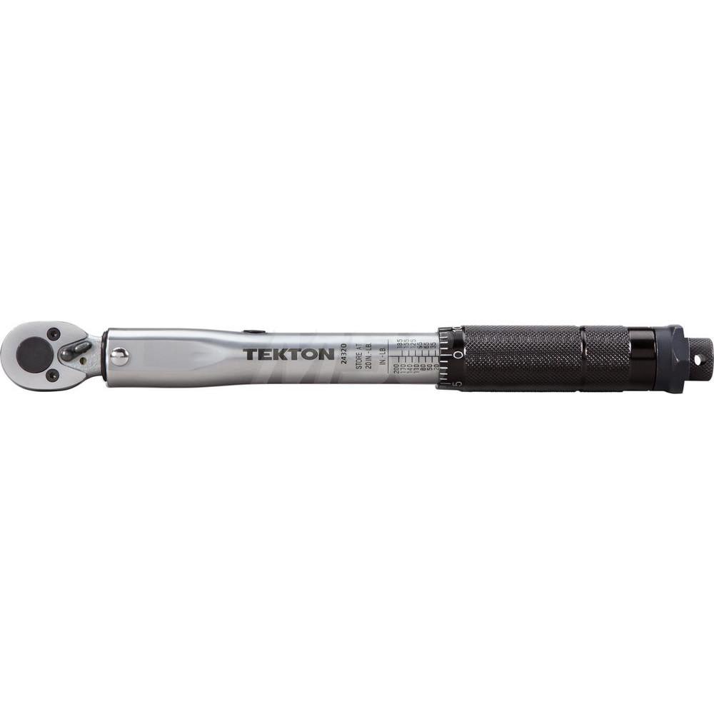 Tekton Inch Drive Click Torque Wrench In Lb Msc Direct