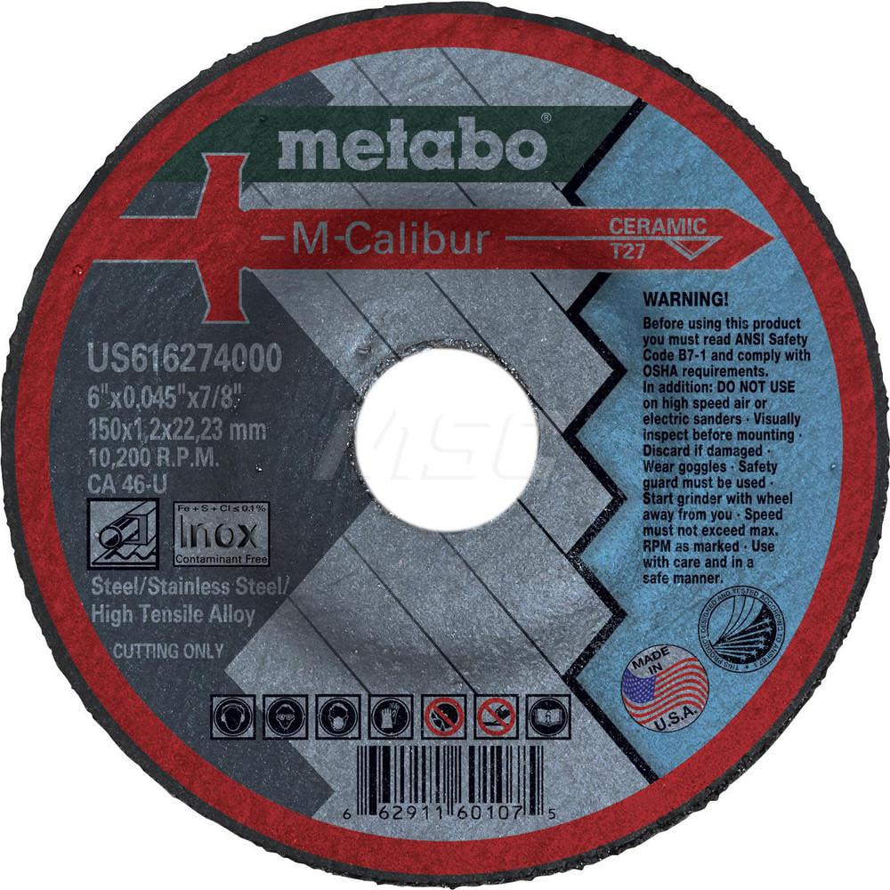 Metabo Depressed Center Wheel Type 27 Type 42 6 Dia 0 0450