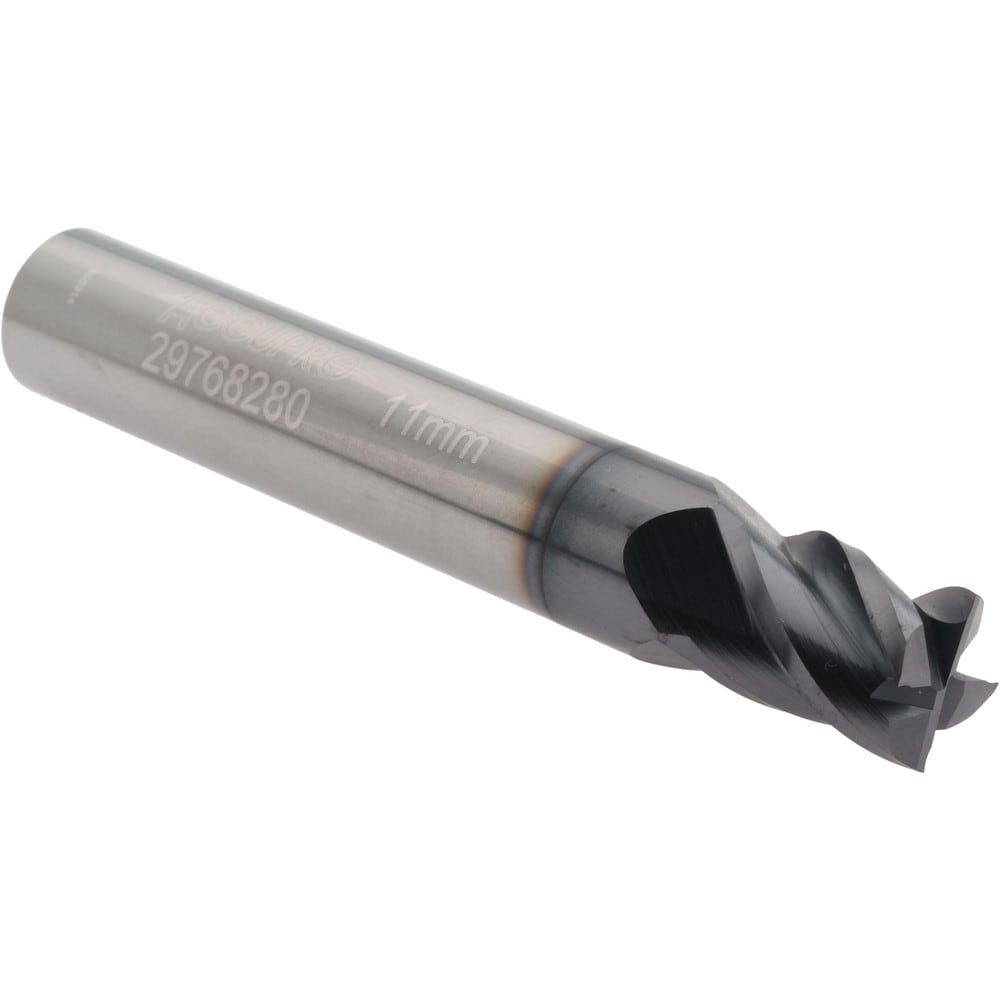 Accupro Square End Mill Mm Dia Mm Loc Flute Solid Carbide