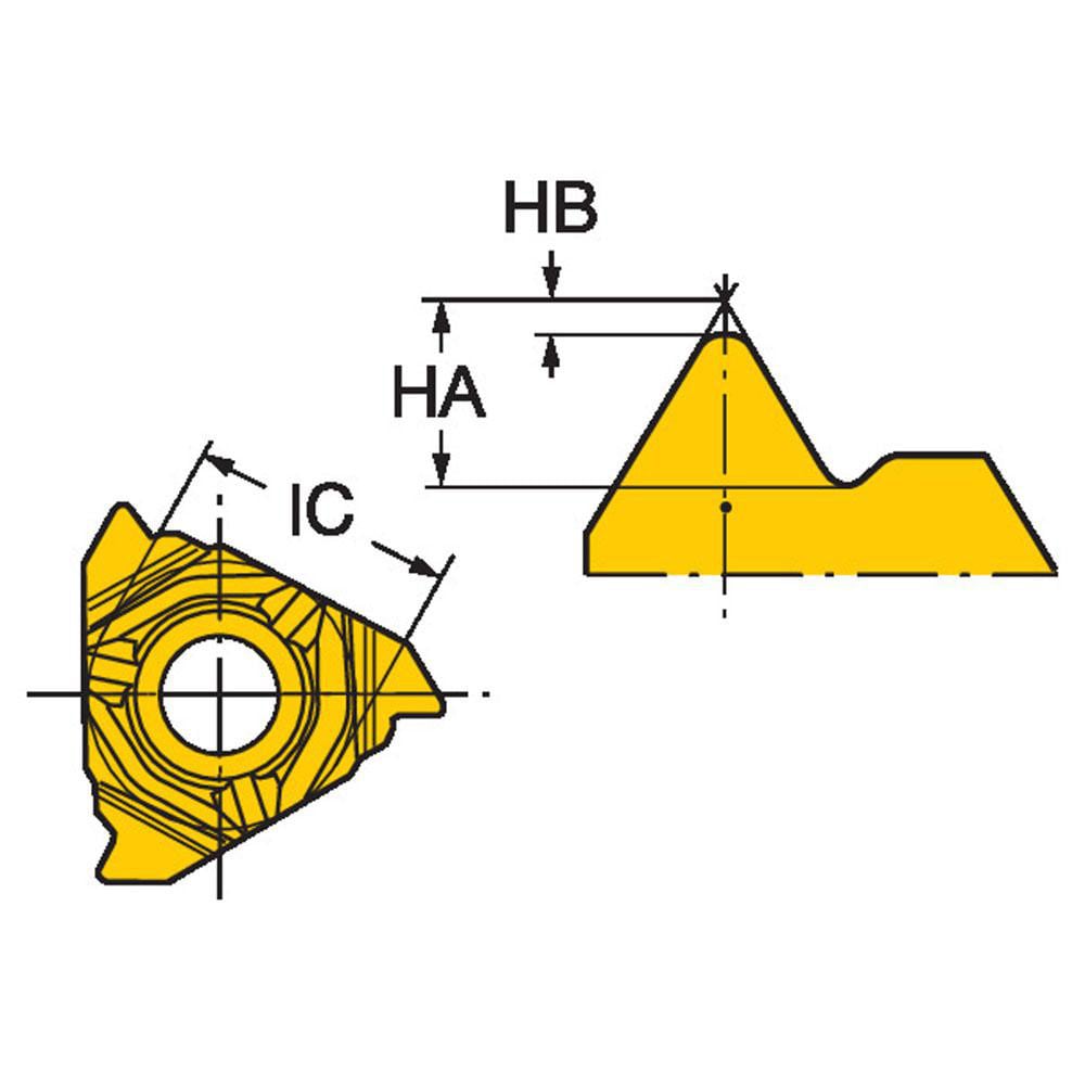 Sandvik Coromant Laydown Threading Insert 266RG16UN01A160M 1125