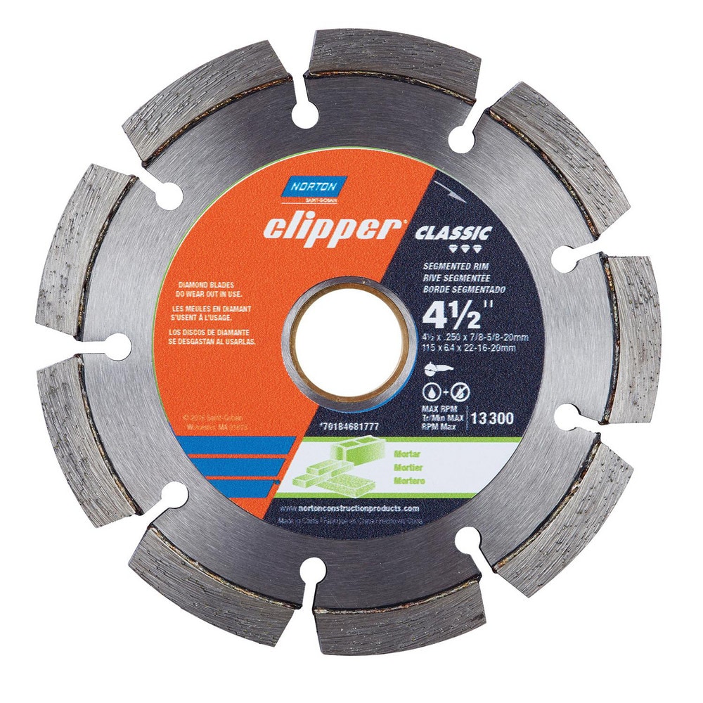 Norton Wet Dry Cut Saw Blade Dia Arbor Hole