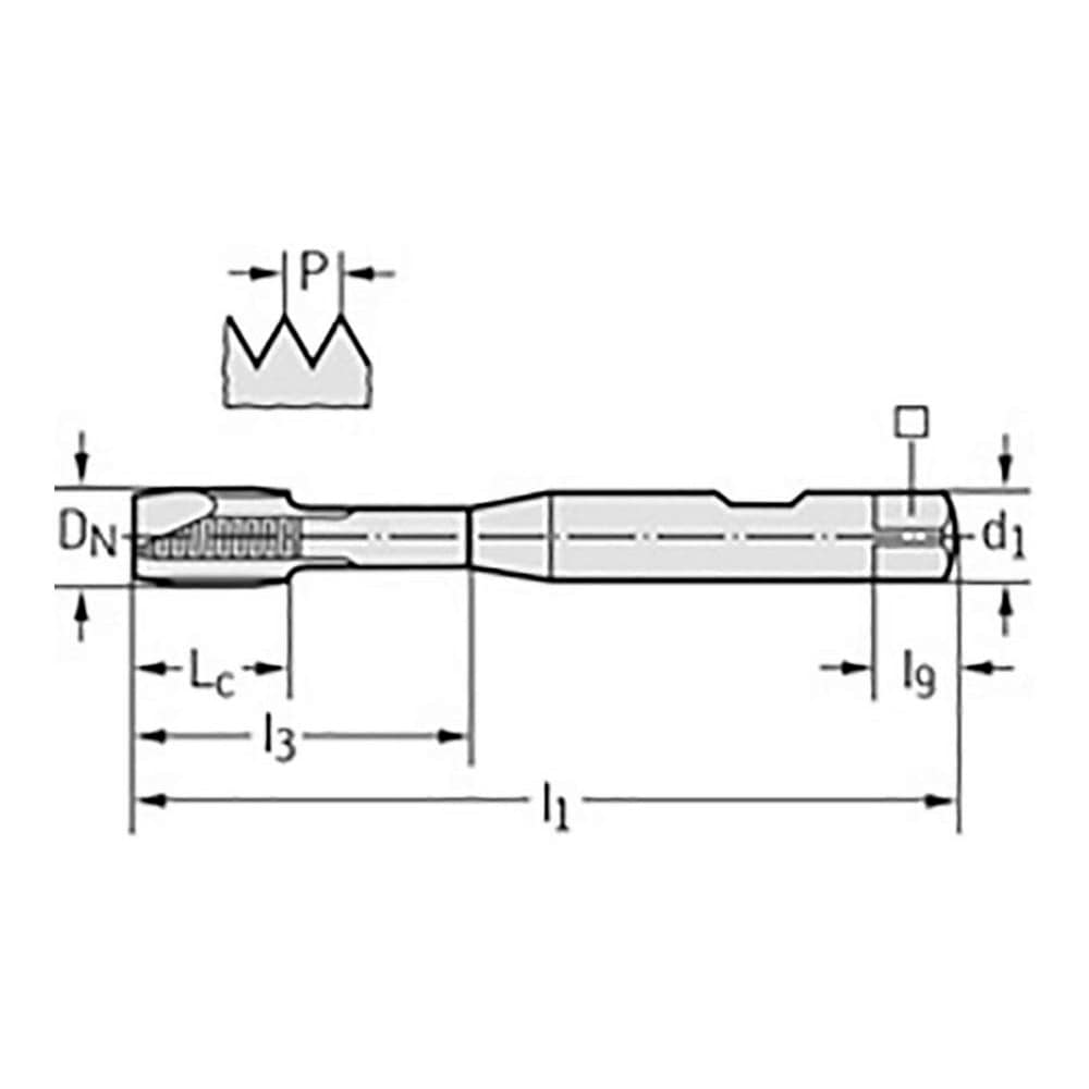 Walter Prototyp Spiral Point Tap MF12x1 5 Thread Metric Fine 3