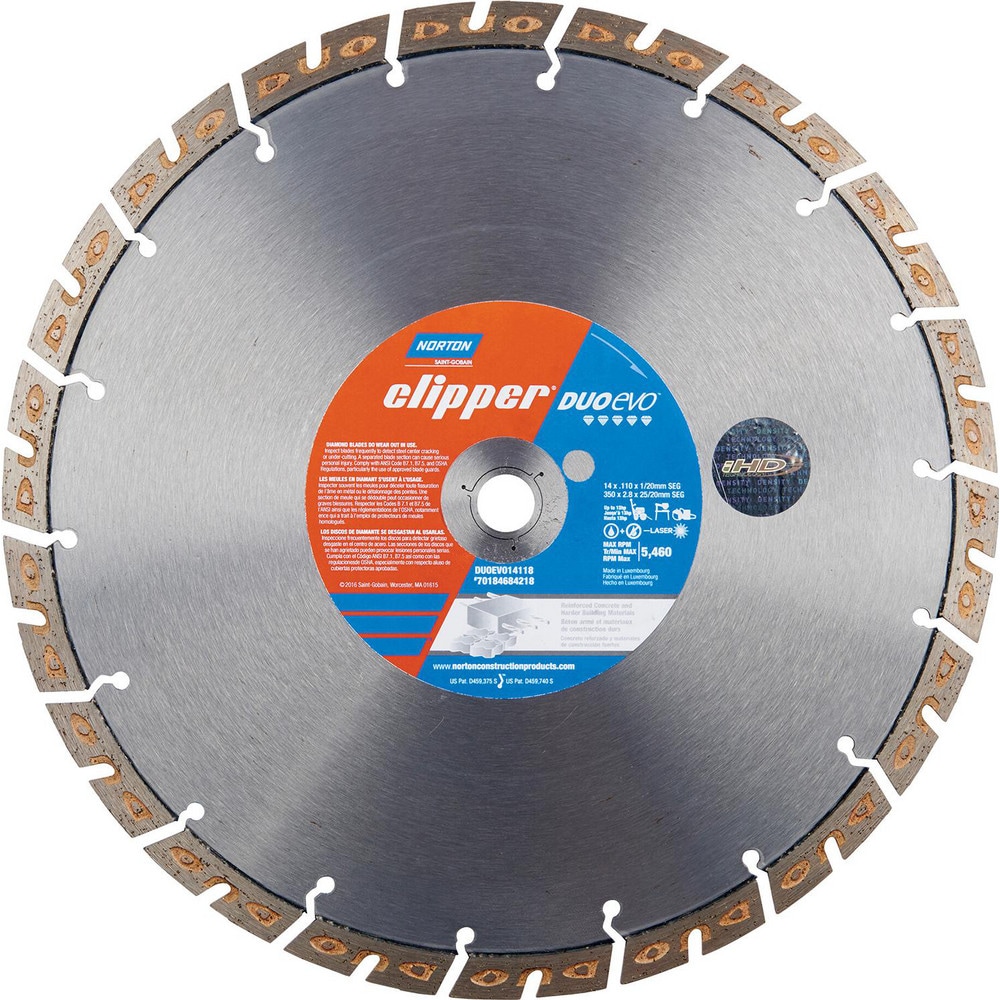 Norton Wet Dry Cut Saw Blade 16 Dia 1 Arbor Hole 0 13 Kerf