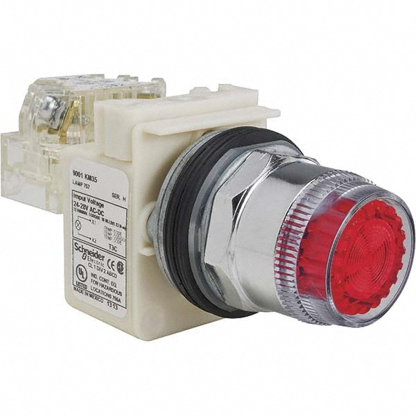 Schneider Electric Mm Mount Hole Flush Pushbutton Switch