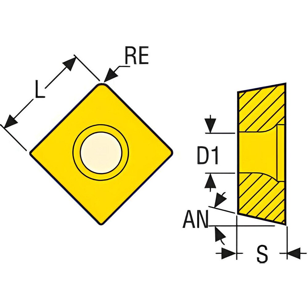 Seco Turning Insert Spgw S Lf Polycrystalline Cubic