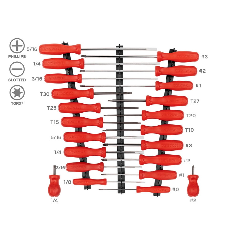 Tekton Phillips Slotted Torx Screwdriver Set Pc Msc Direct