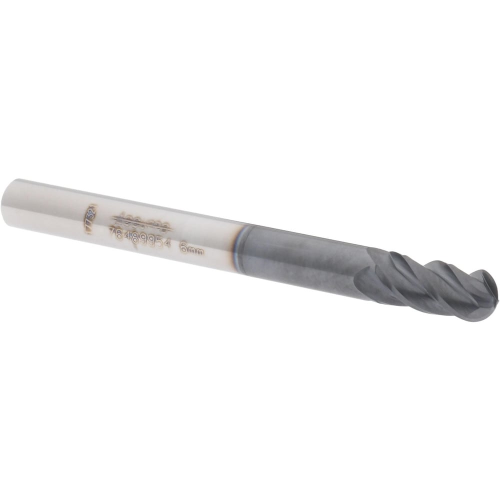 Accupro Ball End Mill Mm Dia Mm Loc Flute Solid