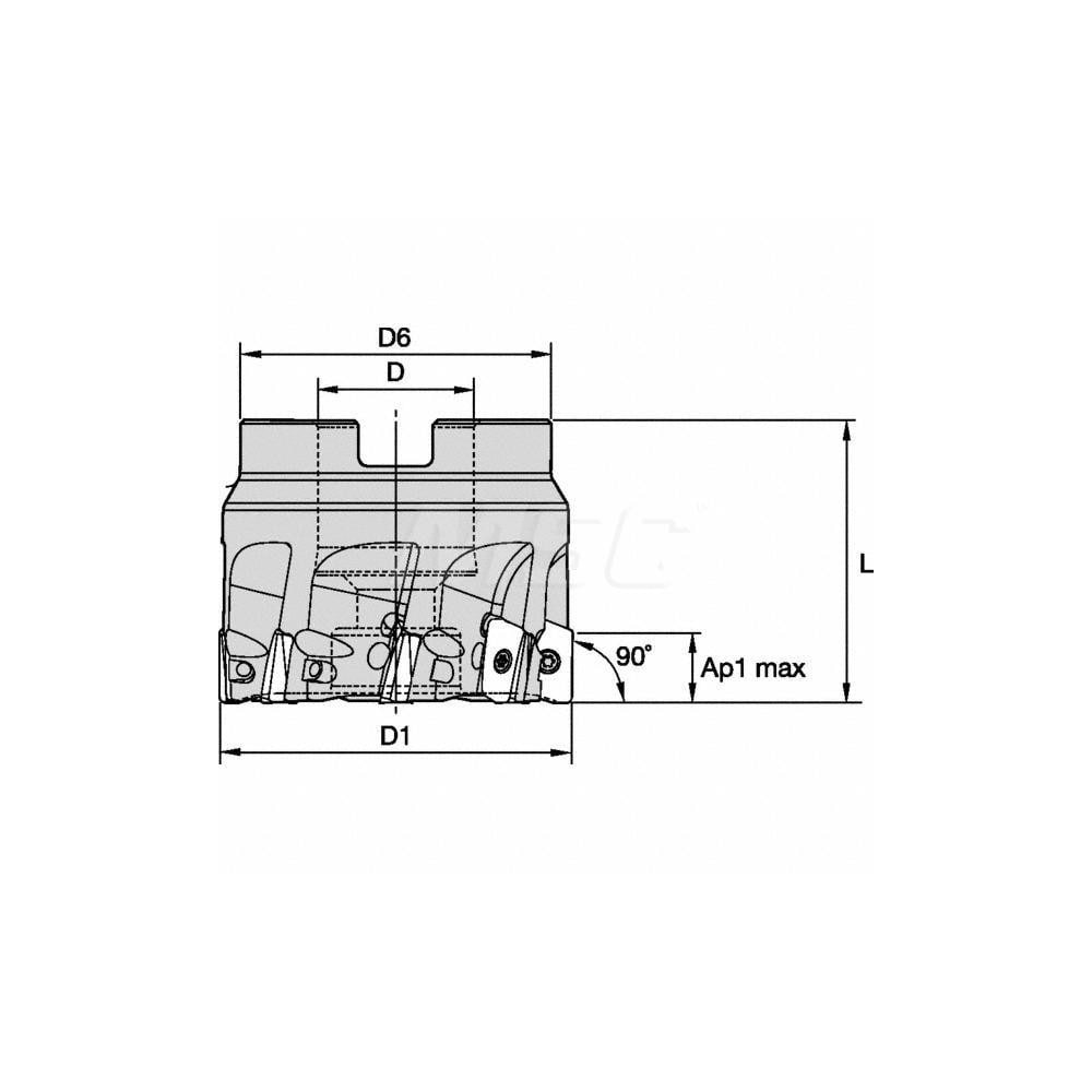 Kennametal Mm Cut Diam Mm Arbor Hole Diam Mm Max Depth
