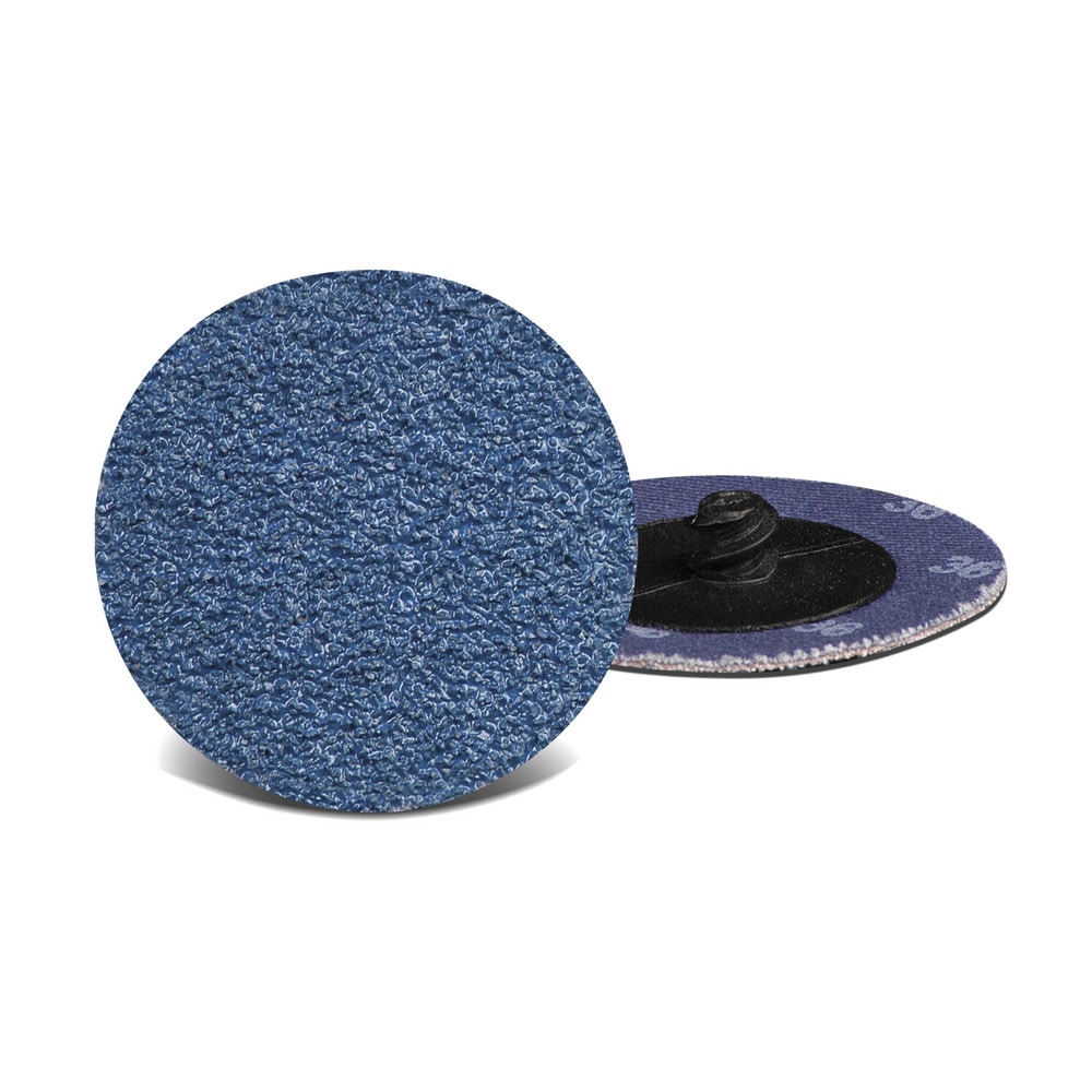 CGW Abrasives Quick Change Disc Roll On 2 Dia 80 Grit Zirconia