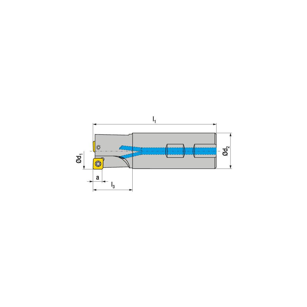 Ceratizit Indexable Square Shoulder End Mills Minimum Cutting