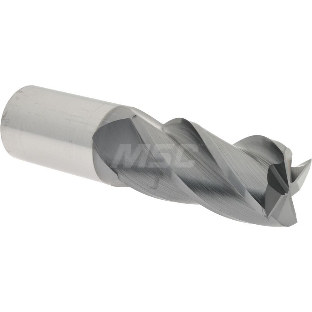 Accupro Square End Mill 1 Dia 2 LOC 4 Flute Solid Carbide MSC