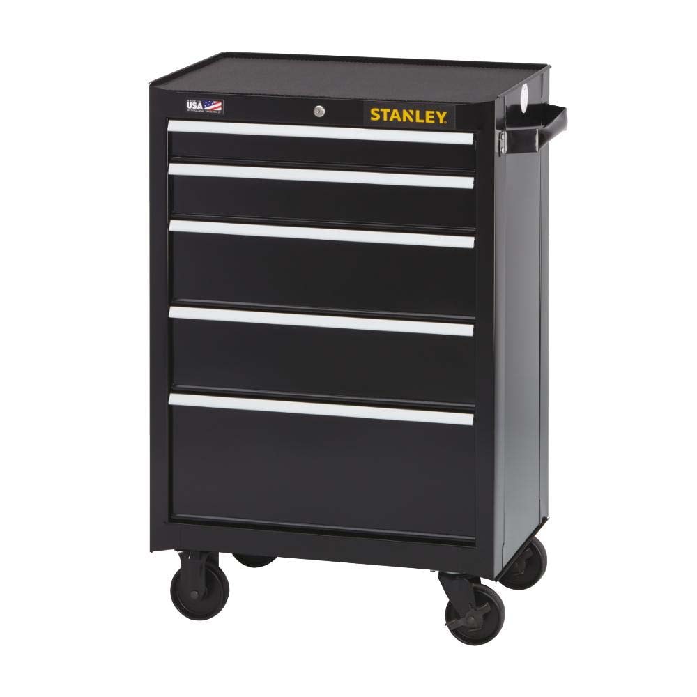 DeWALT Steel Tool Roller Cabinet 26 1 2 Wide 5 Drawer MSC Direct