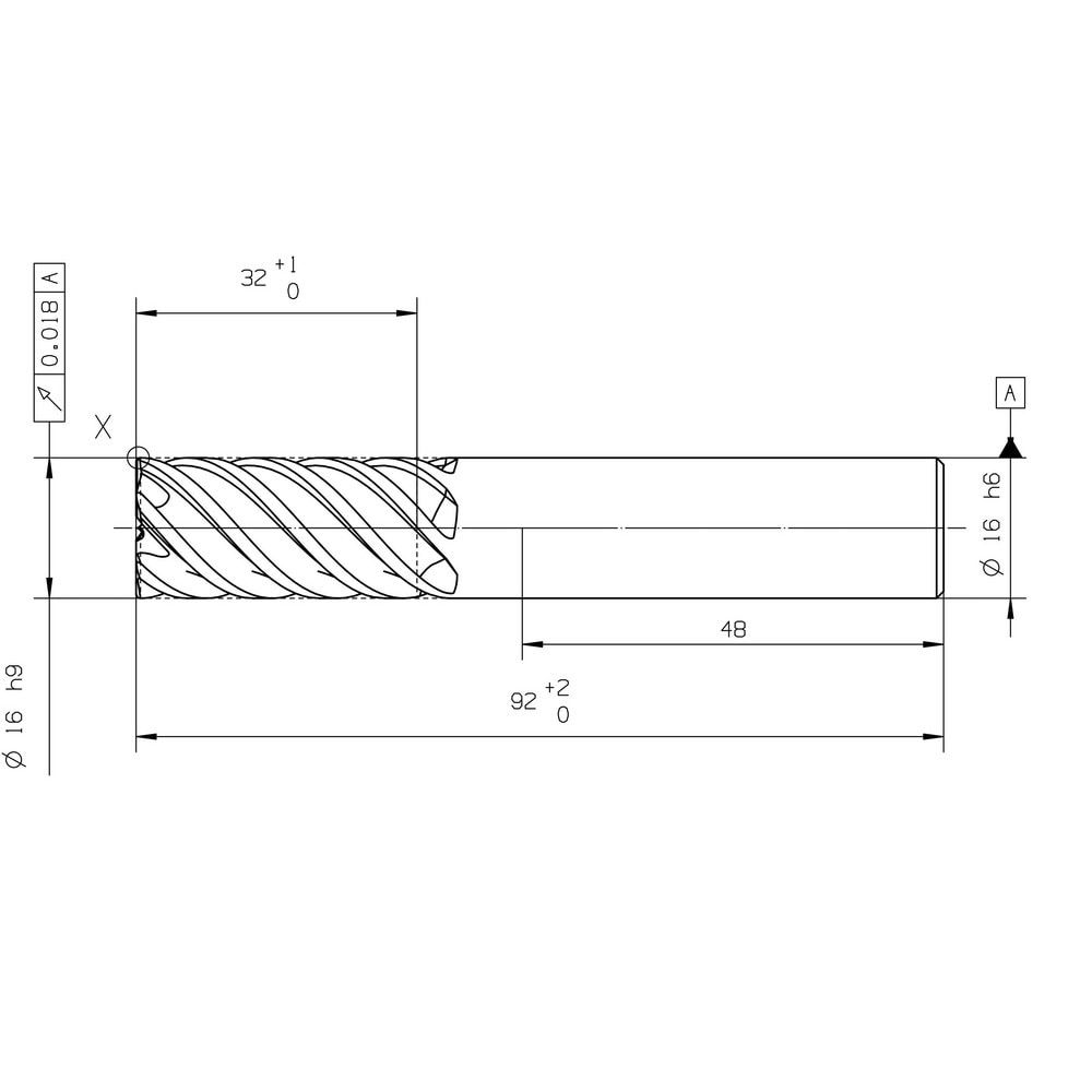 Walter Prototyp Corner Radius End Mill Mm Dia Mm Loc