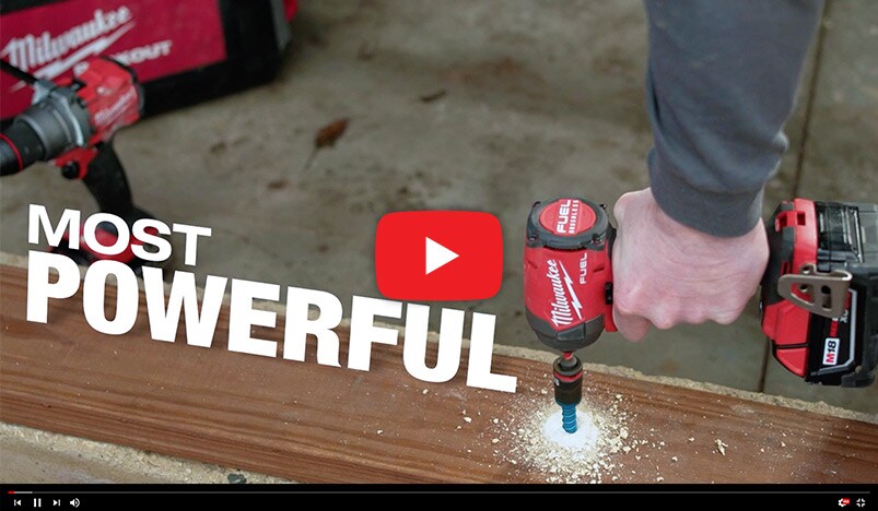 Milwaukee M18 Fuel hex impact driver video