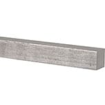 12 Aluminum Undersized Key Stock with Plain Finish WWG040500050012, Pack of 2 