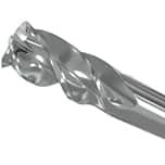 2 Flute Kodiak Cutting Tools KODIAK149948 USA Made High Performance Solid Carbide End Mill for Aluminum 45 Degree 3/16 Diameter 2-1/2 Overall Length 3/16 Shank 3/4 Length of Cut 