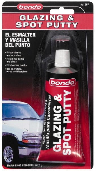  Bondo Glazing and Spot Putty, Fills Pinholes, Scratches, Minor  Dings & Hairline Cracks, 4.5 oz, 1 Tube : Automotive