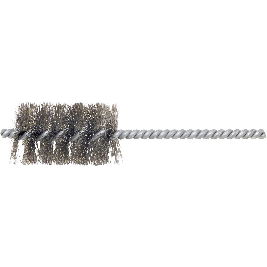 Brush Research Mfg. | Brush Research Power Tube Brush: Helical, Stainless Steel - 0.245" Shank Dia | 6-Pack | Part #83S1500