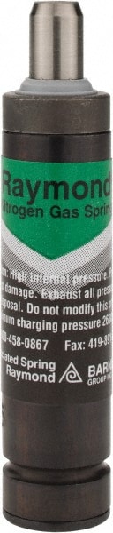 Associated Spring Raymond R12-025  BL Nitrogen Gas Spring: 0.472" Dia, Blue 