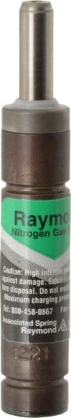 Associated Spring Raymond R12-015  GR Nitrogen Gas Spring: 0.472" Dia, 0.59" Max Stroke, Green 