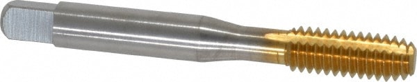 Balax 13085-01T Thread Forming Tap: 5/16-18, UNC, Bottoming, High Speed Steel, TiN Finish Image