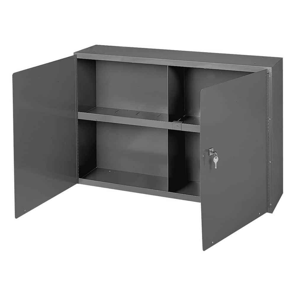 Wall Steel Storage Cabinet: 33-3/4" Wide, 8-1/2" Deep, 22-1/4" High