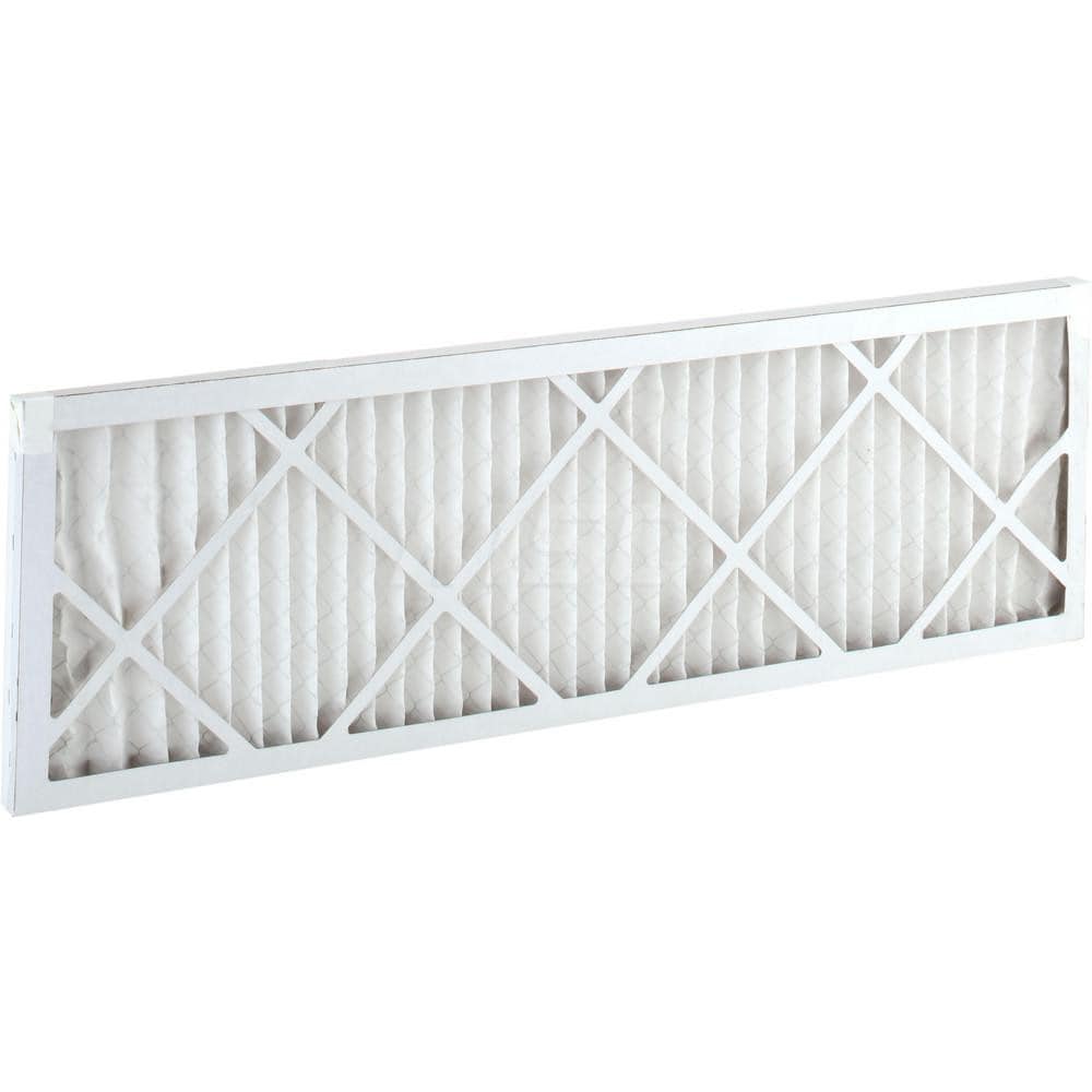 Pleated Air Filter: 10 x 30 x 1", MERV 10, 55% Efficiency, Wire-Backed Pleated