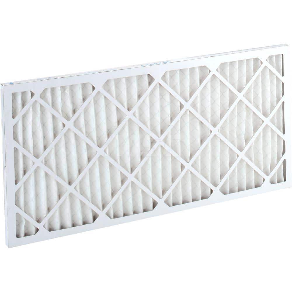Pleated Air Filter: 15 x 30 x 1", MERV 8, 35% Efficiency, Wire-Backed Pleated