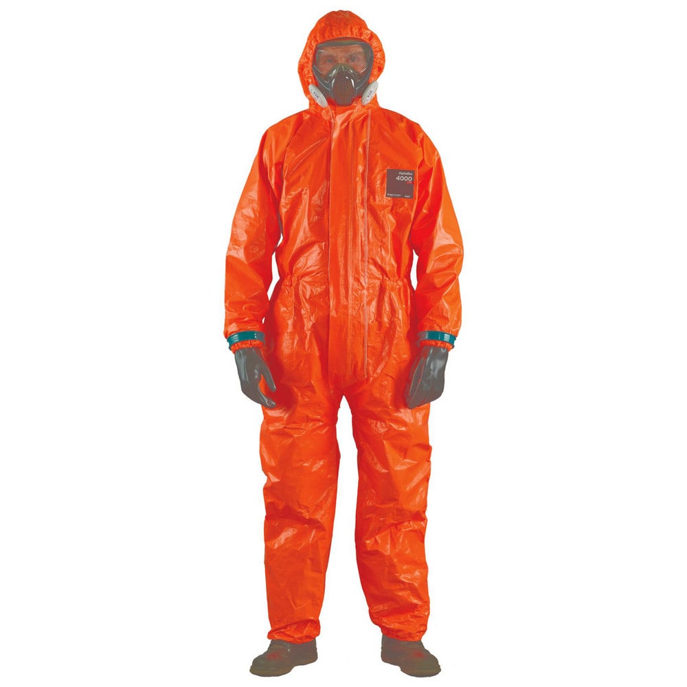 Disposable & Chemical Resistant Coveralls; Garment Type: Flame-Retardant; High Visibility; Chemical Resistant ; Garment Style: Coveralls ; Size: Medium ; Material: Sontara; Wood Pulp; Polyester ; Closure Type: Double Zipper ; Number Of Pockets: 0.000