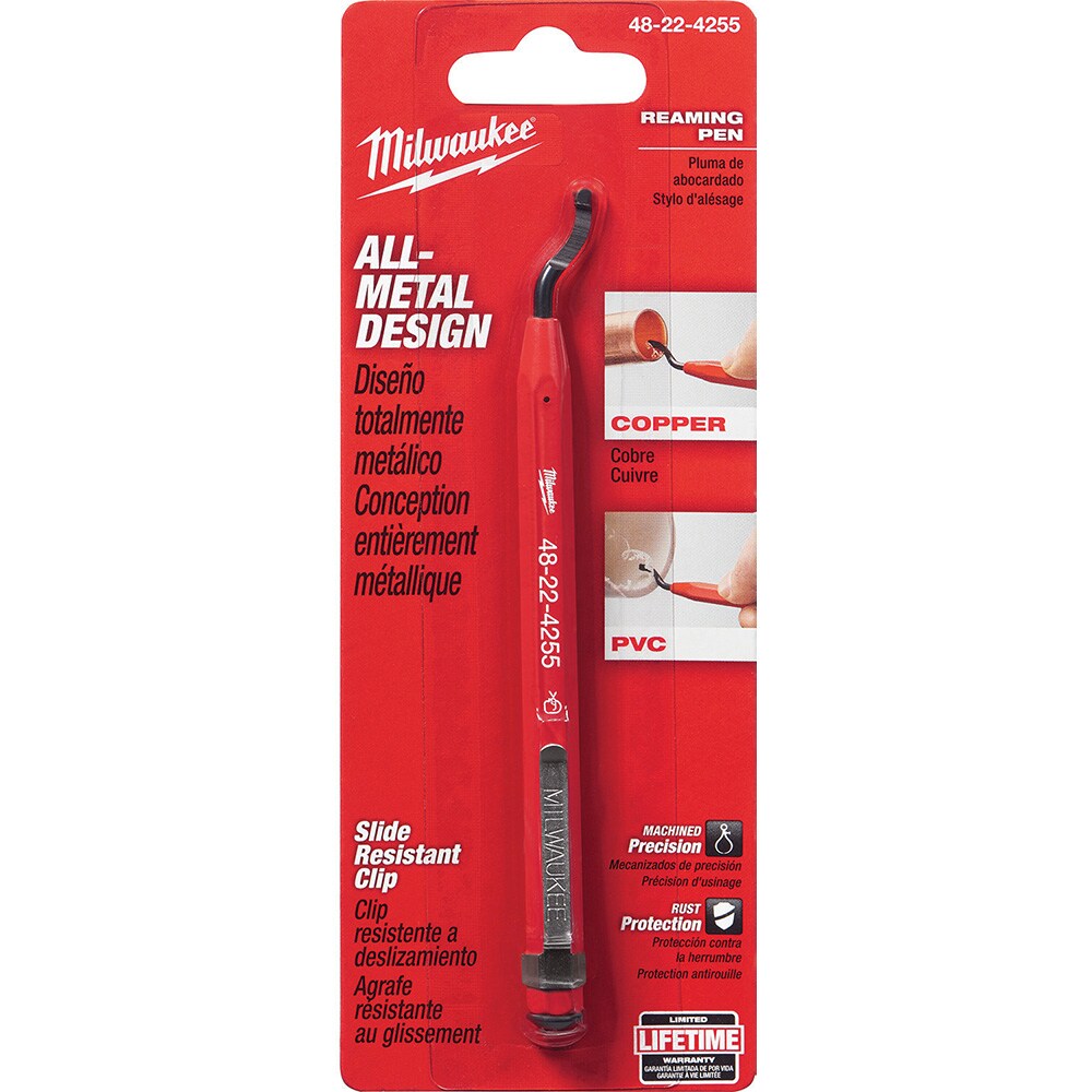 Pipe & Tube Reamers; Type: Reaming Pen ; Maximum Pipe Capacity (Inch): 8 ; Minimum Pipe Capacity: 0 (Inch); Cuts Material Type: PVC; Copper ; Overall Length (Inch): 5-1/2