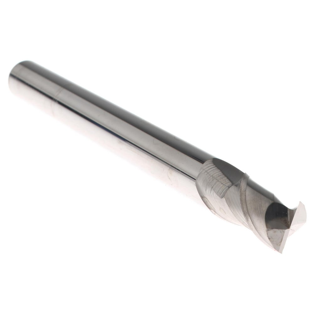 Square End Mill: 1/2" Dia, 1" LOC, 2 Flutes, Solid Carbide