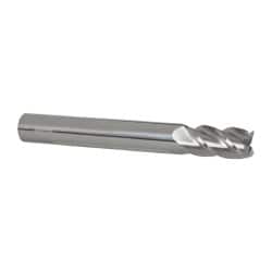 Accupro 12176941 Square End Mill: 3/4 Dia, 1-1/2 LOC, 3/4 Shank Dia, 6 OAL, 4 Flutes, Solid Carbide 