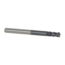 Accupro 12184974 1/8" Diam 4-Flute 40&deg; Solid Carbide Square Roughing & Finishing End Mill Image