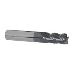 Accupro 12184992 1/2" Diam 4-Flute 40° Solid Carbide Square Roughing & Finishing End Mill 