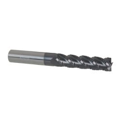 Accupro 12184994 1/2" Diam 4-Flute 40° Solid Carbide Square Roughing & Finishing End Mill 