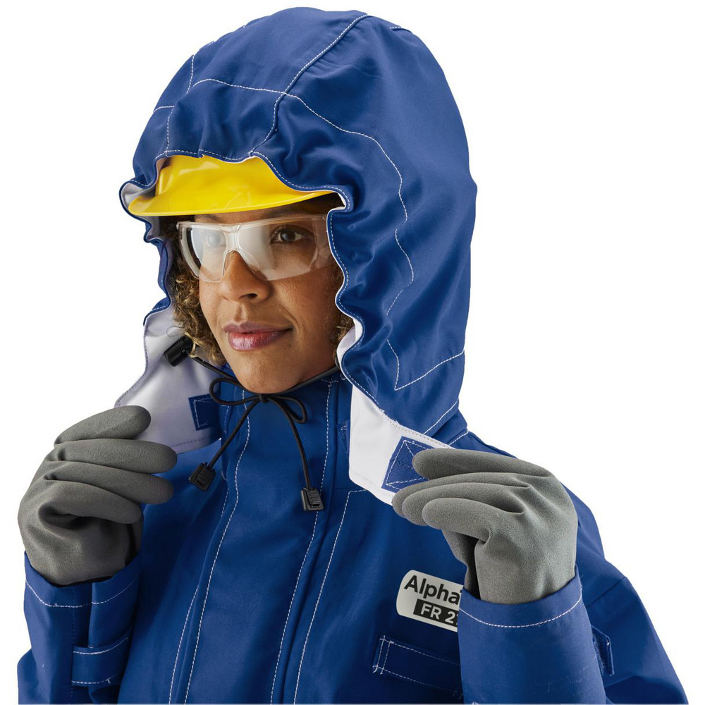 Rain & Chemical Wear; Garment Style: Hood ; Size: Universal ; Gender: Unisex ; Color: Blue ; Material: Nomex ; Garment Type: Chemical-Resistant; Hoods