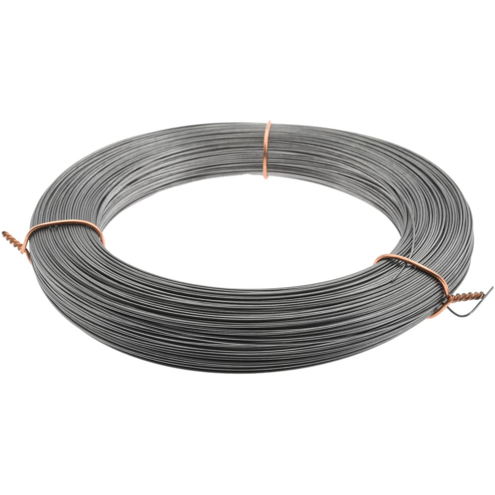 19 Gage, 0.043 Inch Diameter x 203 Ft. Long, High Carbon Steel, Tempered Music Wire Coil