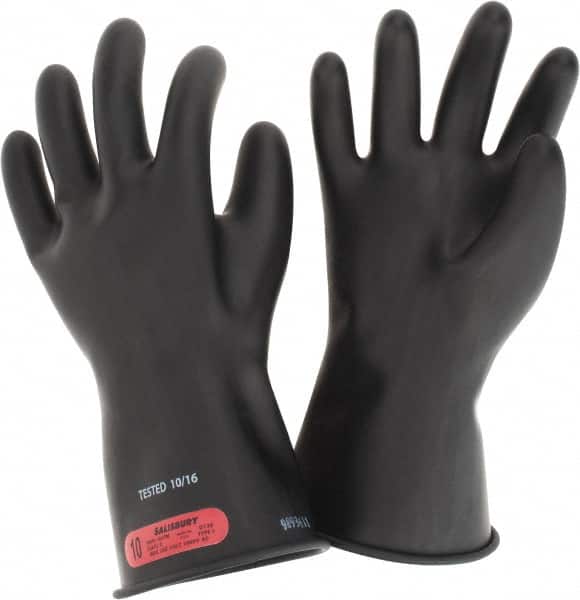 Salisbury by Honeywell E011B/10 Class 0, Size XL (10), 11" Long, Rubber Linemans Glove 