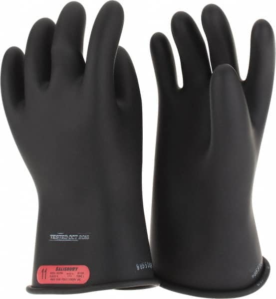 Salisbury by Honeywell E011B/11 Class 0, Size 2XL (11), 11" Long, Rubber Linemans Glove 