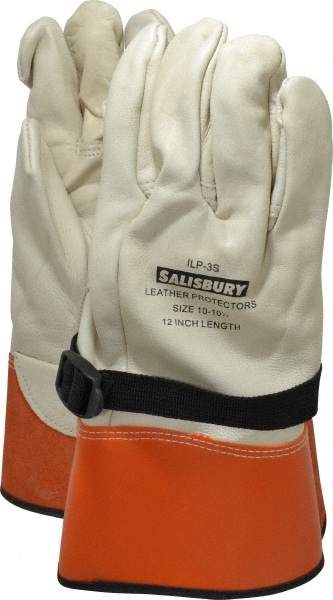 Salisbury Size 10, 14 inch Leather Glove Protectors ILP5S-10