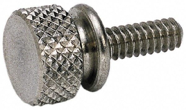 Aluminum Thumb Screw: #4-40, Knurled Head