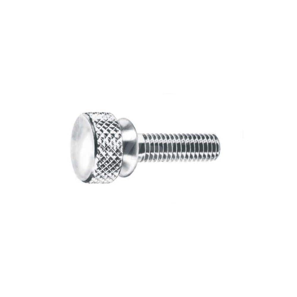 Stainless Steel Thread Details about   UNC 1/4-20 Knurled Thumb Screw Bolt Aluminium Grip Knob 